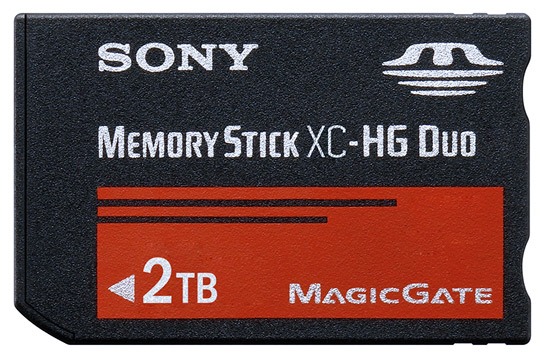 Sony memory stick 2 TB Sony memory stick 2 TB
