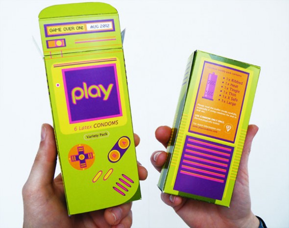 game-boy-condoms boite Boite de condom Gameboy!