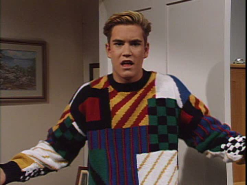 Zack Morris sweater